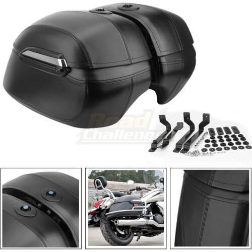 Motorcycle Hard Bags Saddlebags Trunk Luggage Heavy Duty Mounting Bracket Kit For Kawasaki For Honda For Harley Touring Softail