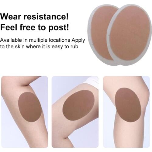 20 Pair Anti Chafe Sweat Thigh Tapes Unisex Disposable Spandex Invisible Body Anti-friction Pads Patches for Outdoor