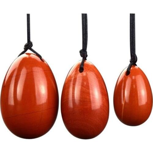 3Pcs/Set Natural Jade Yoni Egg Drilled Jade Eggs For Women Pelvic Kegel Exercise Vaginal Muscle Tightening Trainer Body Care