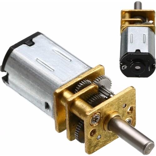 30RPM N20 Speed Reduction Gear Motors DC 6V Micro Speed Gear Motor with Metal Gearbox Wheel For RC Car Robot Model