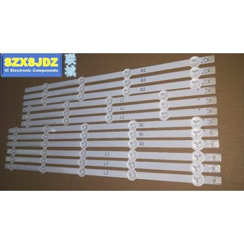 5 conjuntos = 60 peças 47 "lg 47ln5400-cn tira led 6916l-1174a 6916l-1175a 6916l-1176a 6916l-1177a, (3 * r1, 3 * r2, 3 * l1, 3