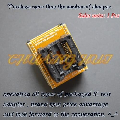 CX1045 CX1016 CX1048-1 adapter module can be used after modification 300mil SOP16 to DIP8 adapter Pitch=1.27mm Width=7.9/10.4