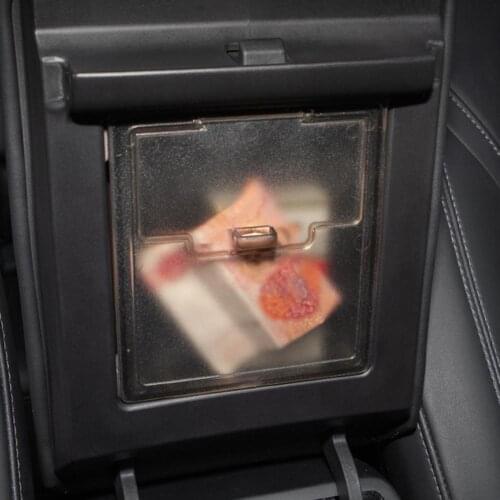 Car Interior Accessories Simple Space Organizing ABS Hidden Auto Armrest Storage Box Vehicle for Tesla Model 3 Auto parts