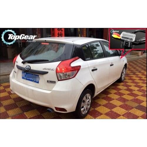 Car Camera For TOYOTA Vios Yaris L XP150 2013 2014 2015 High Quality Rear View Back Up Camera For TopGear Friends | CCD + RCA