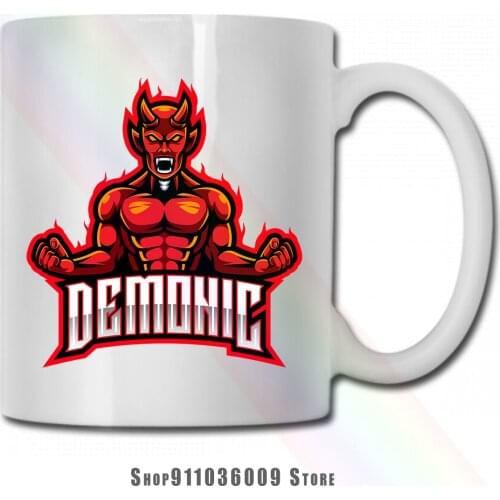 Demonic mug cup tazas