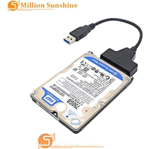 USB 3.0 To SATA Cable USB3.0 To 22Pin SATA Adapter Support 2.5" External SSD / HDD / Notebook/Raspberry Pi
