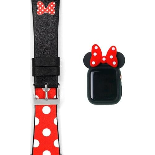 Leather strap for apple watch band 40mm 44mm iwatch band 42mm 38mm watch case+watchband bracelet apple watch series 6 se 5 4 3 2