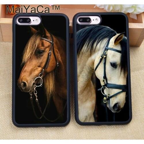 MaiYaCa Handsome Horse Animal Case For iphone 12 mini 11 Pro Max X XR XS MAX SE 2020 6S 7 8 Plus 5S Back Cover Shell