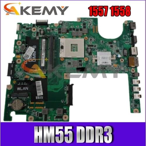 CN-0G936P 0G936P G936P Mainboard For DELL Studio 1557 1558 Laptop Motherboard DAFM9BMB6D0 With HM55 DDR3 100% Fully Tested