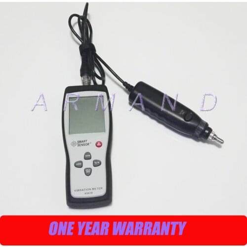 Detached Probe Type Vibration Meter Smart Sensor AS63B 0.1-199.9m/s Vibration Tester Analyzer