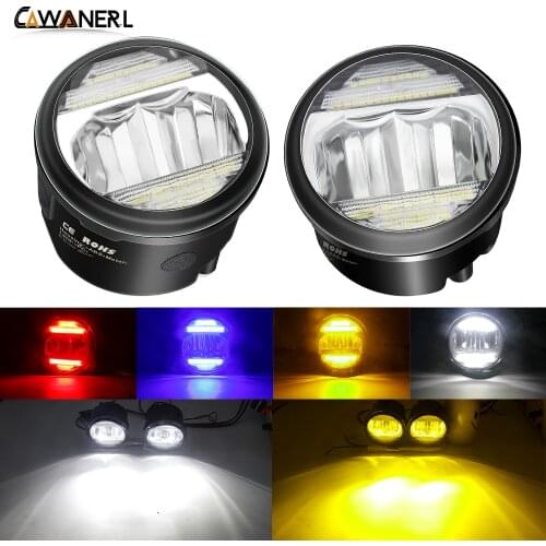 2in1 Fog Light Daytime Running Light Car Front Bumper LED Fog Lamp DRL For Infiniti QX50 QX56 QX70 Q60 Q70 FX35 FX37 FX45 FX50