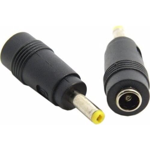 50pcs DC Power 4.0 x 1.7mm Male Plug to 5.5 x 2.1mm Female power Jack Adapter Connector for PSP Sony Laptop
