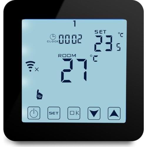 Touch screen home floor heating thermostat wifi and smartphone temperature controller