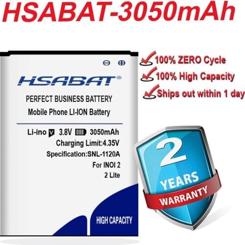 Top Brand 100% New 3050mAh Battery for INOI 2 Lite INOI2 Lite in stock