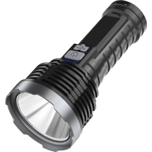 Bicycle Front Light Outdoor Strong Lights Long-Distance Illumination Flashlight USB Rechargeable Waterproof Work LED N009A
