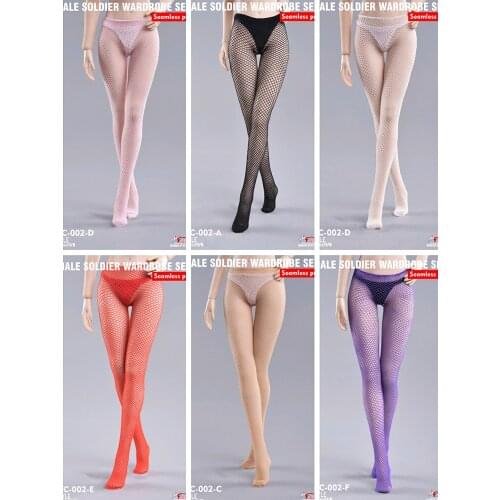 FG-YC-002 1/6 Scale Female Clothes Pantyhose Model Stockings Clothing Accessories For 12-inch Body With Feet And Demolition