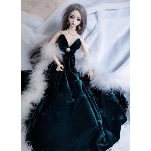 1/3 BJD Doll Joints Movable body doll DIY make up 62 cm Female Dolls with dress