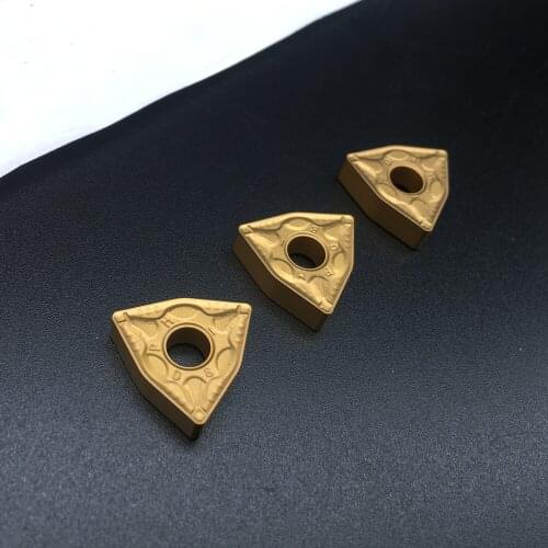 10PCS WNMG080408 PM 4025 Stainless Steel External Turning Tool Carbide Insert Cutting Lathe CNC Tools Lathe Cutter Carbide Tip