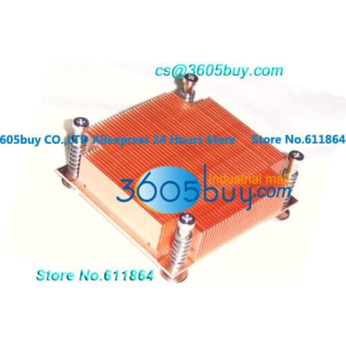 1U Server 775 CPU Passive Cooling Copper