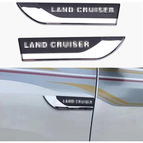 2003-2020 FJ200 FJ150 FJ120 Stainless ABS OE Style Side Emblem Sticker For Toyota Land Cruiser 200 Prado 150 Accessories