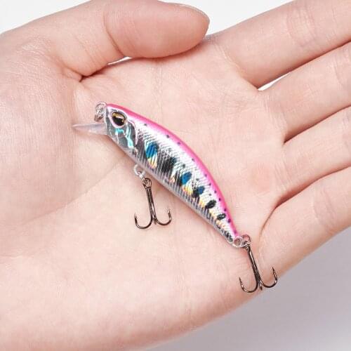 5g 50mm Wobblers Fishing Lure Minnow Crankbait Pesca Fishing Lures Bait Artificial Trout Hard Bait Pesca Sinking Jerkbait DW63