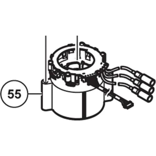 AC220V-240V 340899 Stator Field for Hitachi DH52MEY DH52ME DH45MEY DH45ME