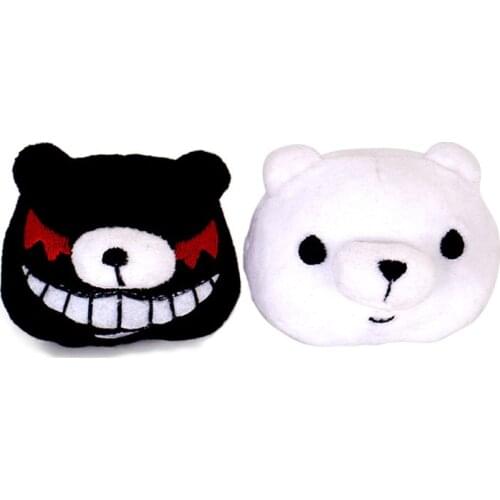 Anime Danganronpa Monokuma Hairpin Enoshima Junko Cosplay Bear Hair Jewelry Girl Kawaii Lovely Headwear Hair Clip