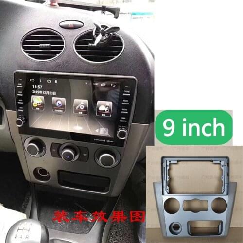 For Mitsubishi Lancer 2006 2007 2008 2009~ 2015 Car Fascias Navigation Frame Dash Kit For 9" Universal Android Multimedia Player