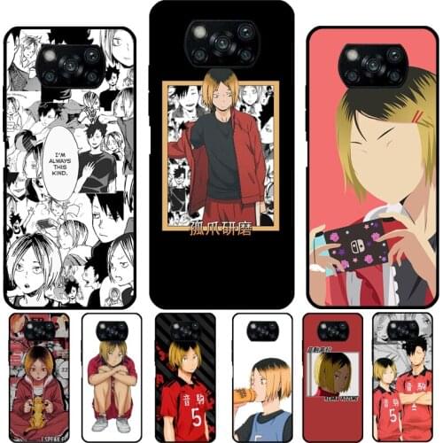 Kenma Kozume Haikyuu Nekoma For POCO X3 Pro F3 M3 Case For Xiaomi Mi 11 Lite Note10 9T 10T Pro Mi 11 Ultra Phone Cover