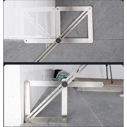 Woodworking Wooden Construction Rulers Diagonal Ruler Precision Measurement Angle Ruler Construction Linear Tool For Contractors