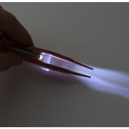 Baby Flashlight Dig Booger Clip Infants Clean Ear Nose Navel Visible Safety Tweezers Safe Forceps Cleaning Supplies