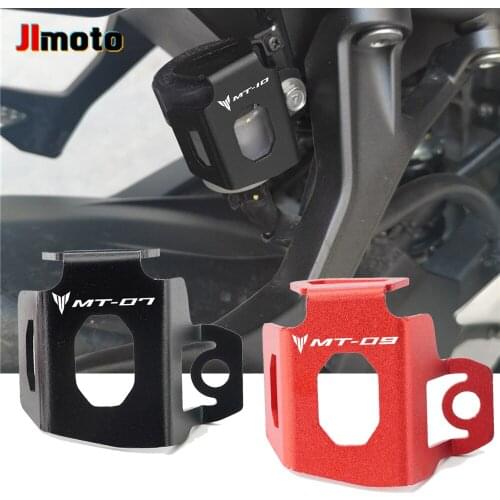 For Yamaha MT09 FZ-09 FZ09 MT 09 07 10 MT07 FZ-07 FZ07 FJ-09 MT10 Accessories Rear Brake Fluid Reservoir Guard Cover Protector