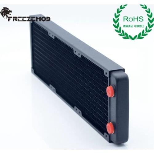 FREEZEMOD TSRP-BP360 Computer Water Cooler 360mm Copper Radiator For 12cm Fan CPU Heat Sink G1/4 ROHS Certification.TSRP-BP360