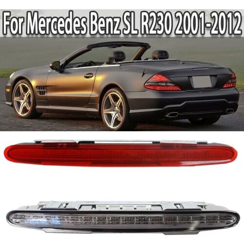 K-Car Rear Third Brake Light Trunk Rear Lamp High Mount Stop Light For Mercedes Benz SL R230 2001-2012 A2308200056 2308200656