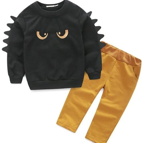 Boys Clothing Sets Kids Clothing Sets Long Sleeve T-Shirt + Pants Autumn Spring Childrens Sports Suit Boys Clothes