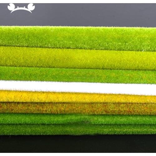 Landscape Grass Mat for Model Train Adhesive Paper Scenery Layout Lawn Diorama Accessories 350mm*500mm
