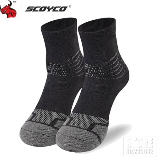Motorcycle Socks Antibacterial Cycling Medium Tube Socks Cycling Ankle Protection Elastic Outdoor Shockproof Motorcycle Socks