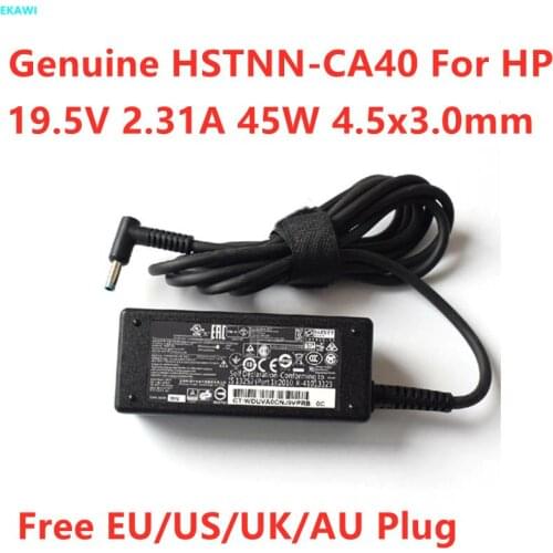 Genuine HSTNN-CA40 19.5V 2.31A 45W HSTNN-LA40 TPN-CA14 AC Power Supply Adapter For HP 13-M100 13-p110nr X360 13 Laptop Charger