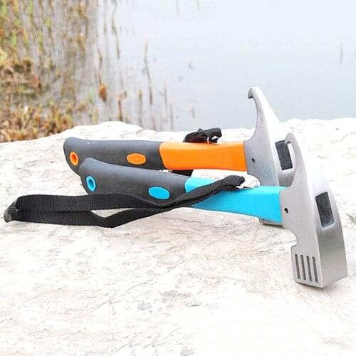Outdoor Useful Mountaineering Camping Hawk Hammer Hammer Tent Canopy Nail Multifunction Tool Safe Camping Hammer Nail Puller Hot