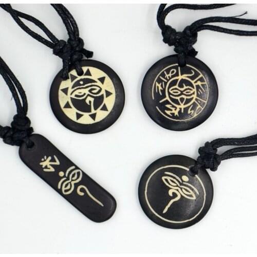 GOD eyes Sky eyes bone resin Pendant Necklace Lucky Gift Tribal Totem Fashion Jewelry