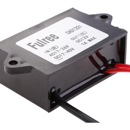 Power Converter AC 24V To DC 12V 1A Adapter For CCTV Security Camera