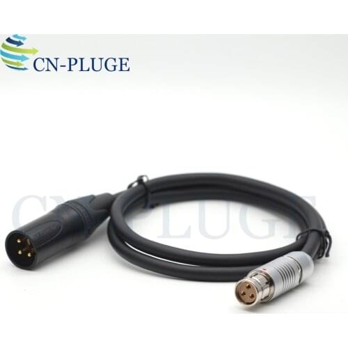 S104-Z-040-80 3 pin female plug to Neutrik NC3MXX-B Male XLR 3pin