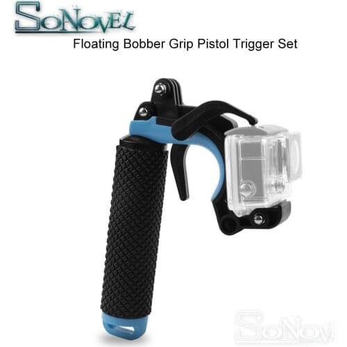 SHOOT Floating Bobber Grip Pistol Trigger Set for GoPro Hero 7 6 5 Black Xiaomi Yi 4K SJCAM SJ4000 Action Cam Go Pro 7 Accessory