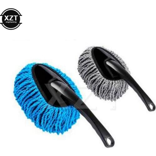Suitable for all kinds of car fiber small wax tow car wash small mop car dusting small tweezers small wax brush