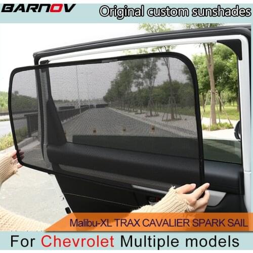 BARNOV Car Special Curtain Window SunShades Mesh Shade Blind Original Custom For Chevrolet Malibu-XL TRAX CAVALIER SPARK SAIL