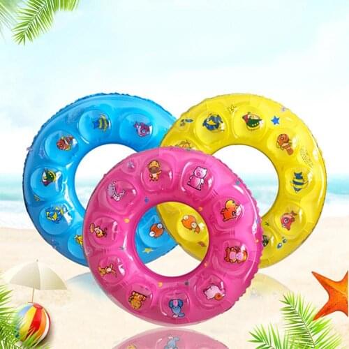 Thick Dual-Layer Inflatable Swim Ring Float Kids Adult Pool Summer Swimming Tool