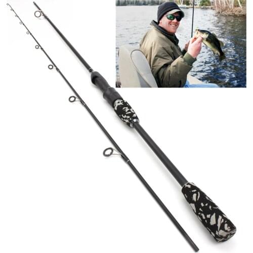 1.8M Lure Rod Carbon Fiber Trout Rod Fast Action M Fishing Rods Lure Weight 10-28g fishing Fishing Tackle Clear inventory pesca