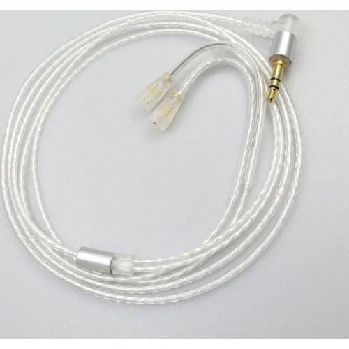 ZSFS Transparent Silver plated DIY Detachable Headphone Cable For Sennheiser IE80i IE8i IE80 IE8 ie80s Headphone