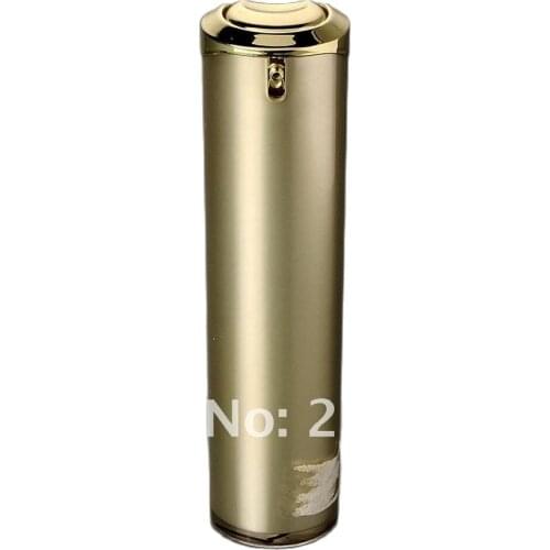 120ML gold acrylic cone-shape press pump lotion bottle, cosmetic bottle