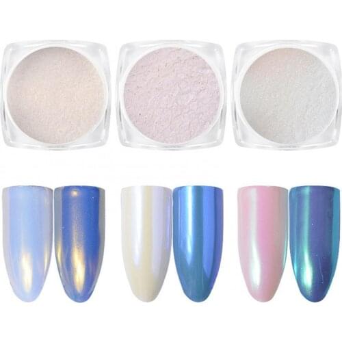 2g Mirror Flash Nail Powder Fluorescent Glitters Elegant Manicure Accessories Nail Glitter Decoration наклейки на ногти